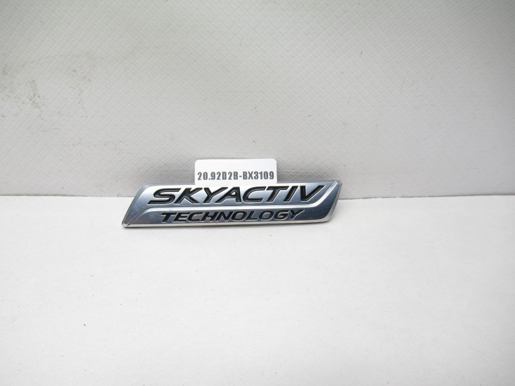 2014-2018 Mazda 3 SKYACTIV TECHNOLOGY Rear Lid Emblem Badge Logo BHN1-51771 OEM
