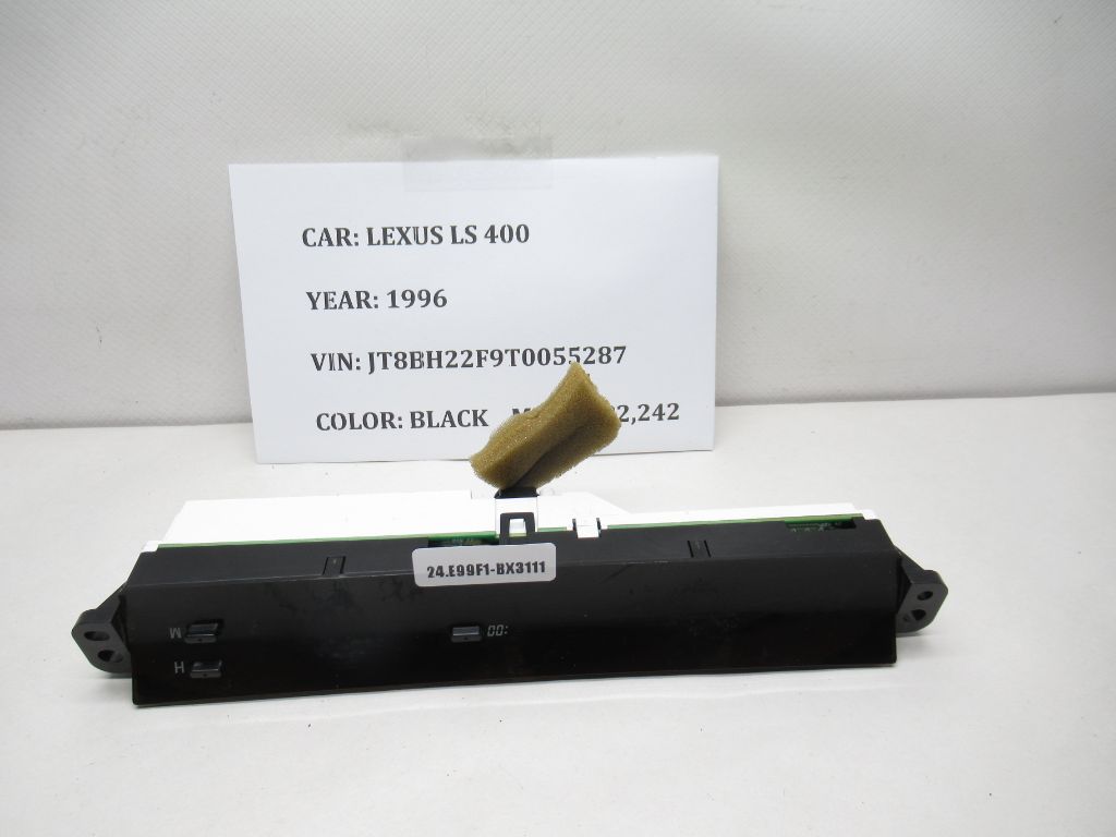 1995-1997 Lexus LS400 Front Dashboard Digital Time Clock Trim 83910-50011 OEM
