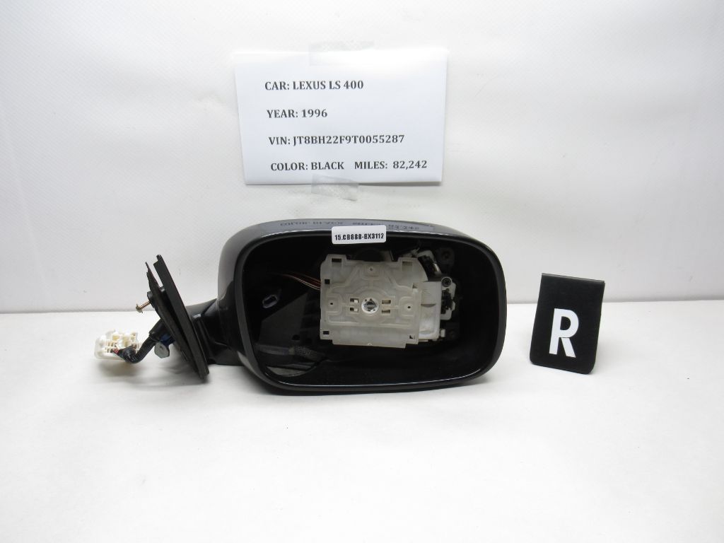 95-97 Lexus LS400 Right Power Side View Door Mirror E6014716 OEM