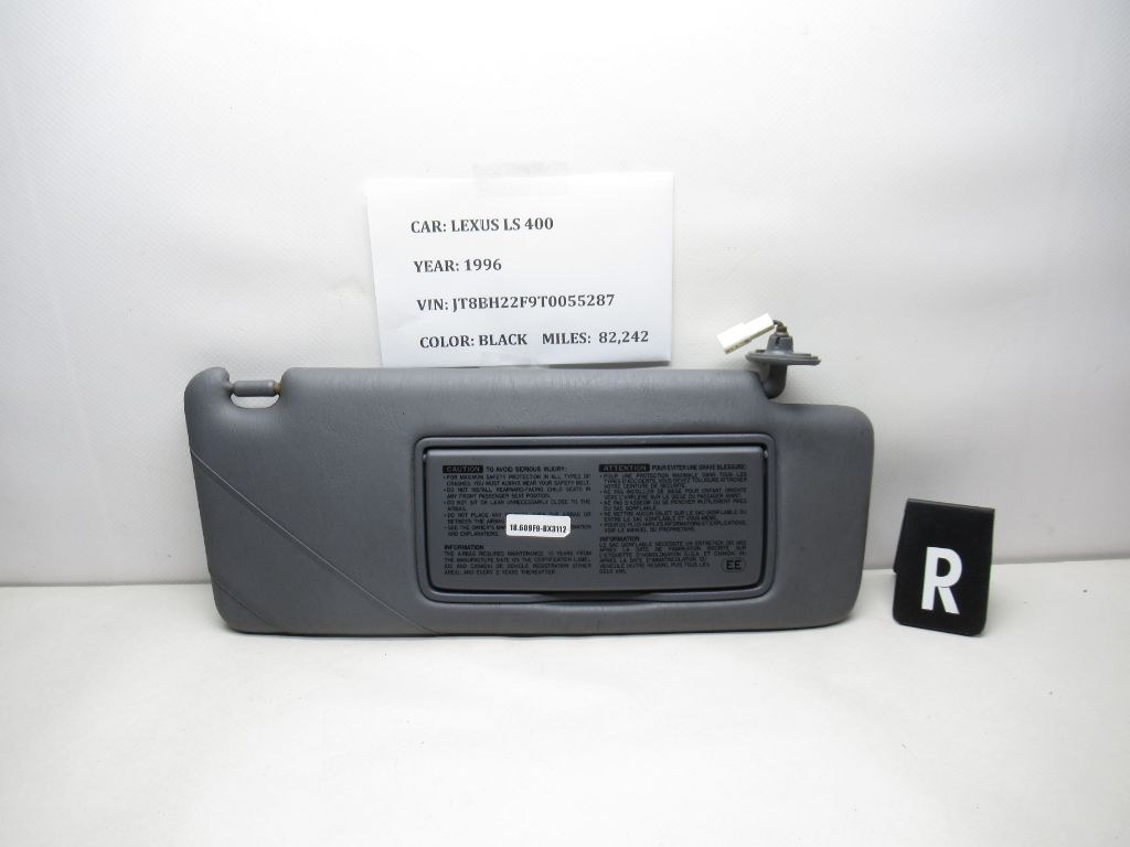 1995-2000 Lexus LS400 Right Sun Visor OEM