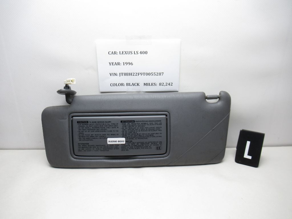1995-2000 Lexus LS400 Left Sun Visor OEM