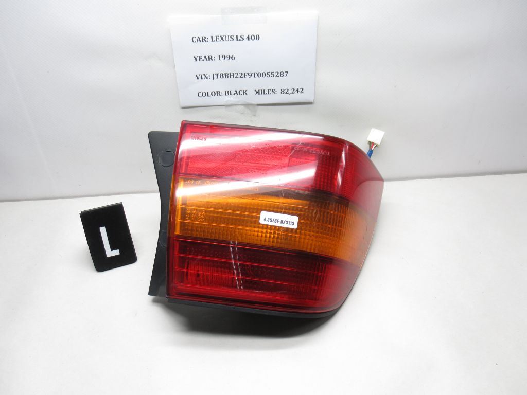 1995-1997 LEXUS LS400 LS 400 Left Driver LH Tail Light OEM