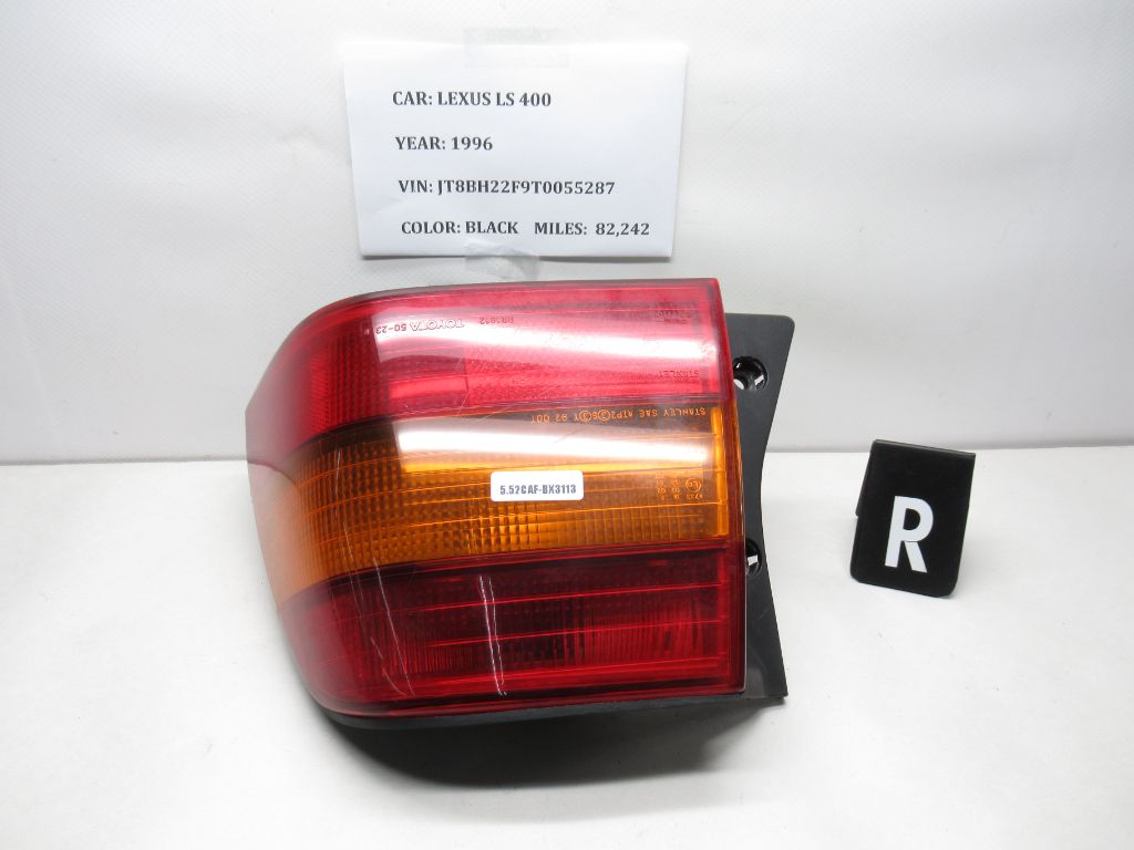 1995-1997 Lexus LS400 Right Passenger Tail Light Assembly OEM