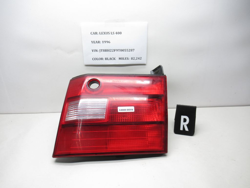 1996-1997 Lexus LS400 Right RH Side Inner Tail Light 81497-50020 OEM