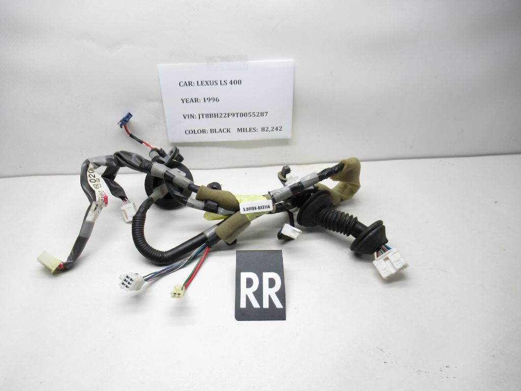 1995-2000 Lexus LS400 Door Body Wire Harness Right Rear 8215350020 OEM