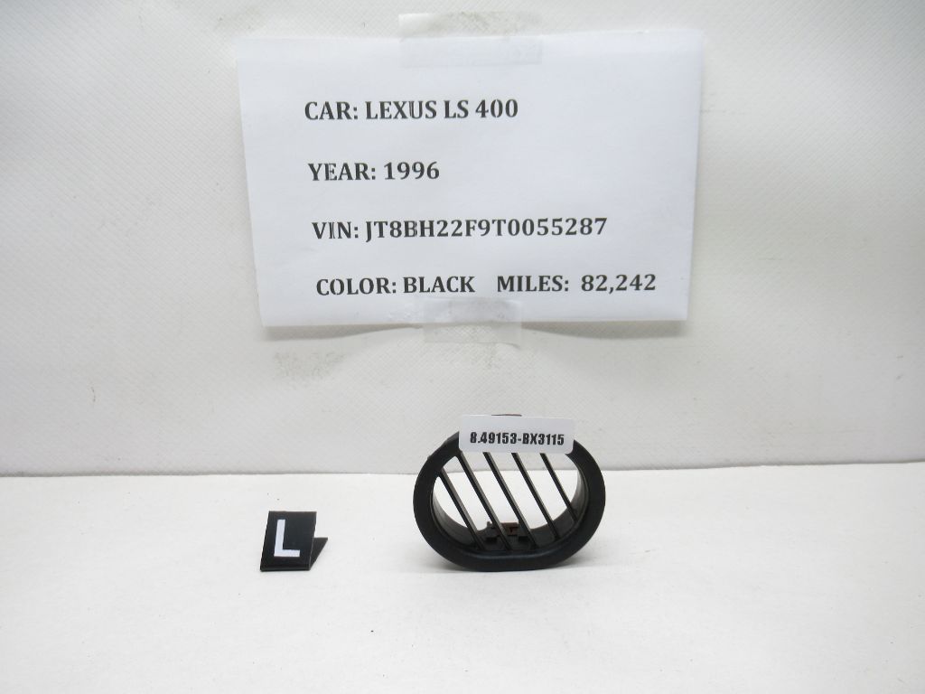 1995-1997 LEXUS LS400 Dash Left Side A/C Air Vent Trim OEM