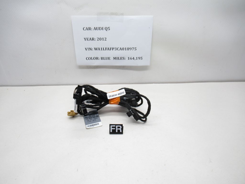 2009-2012 AUDI Q5 Front Right Door Panel Wire Wiring Harness 8R0971036 OEM