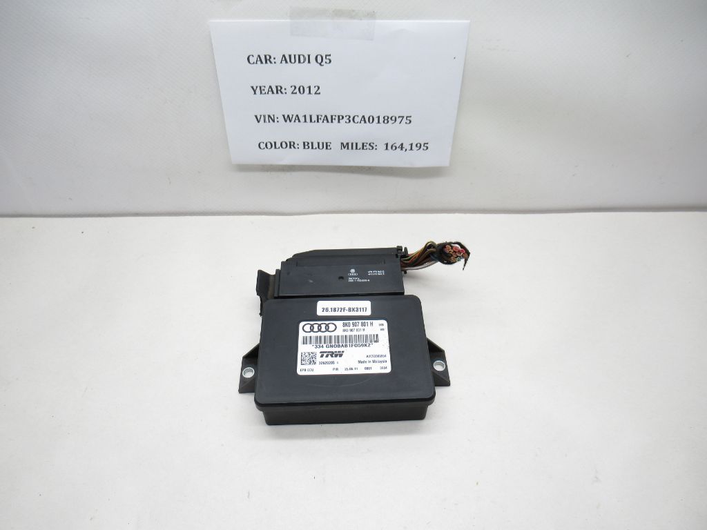 2009-2017 Audi Q5 Parking Brake Control Module 8K0907801H OEM
