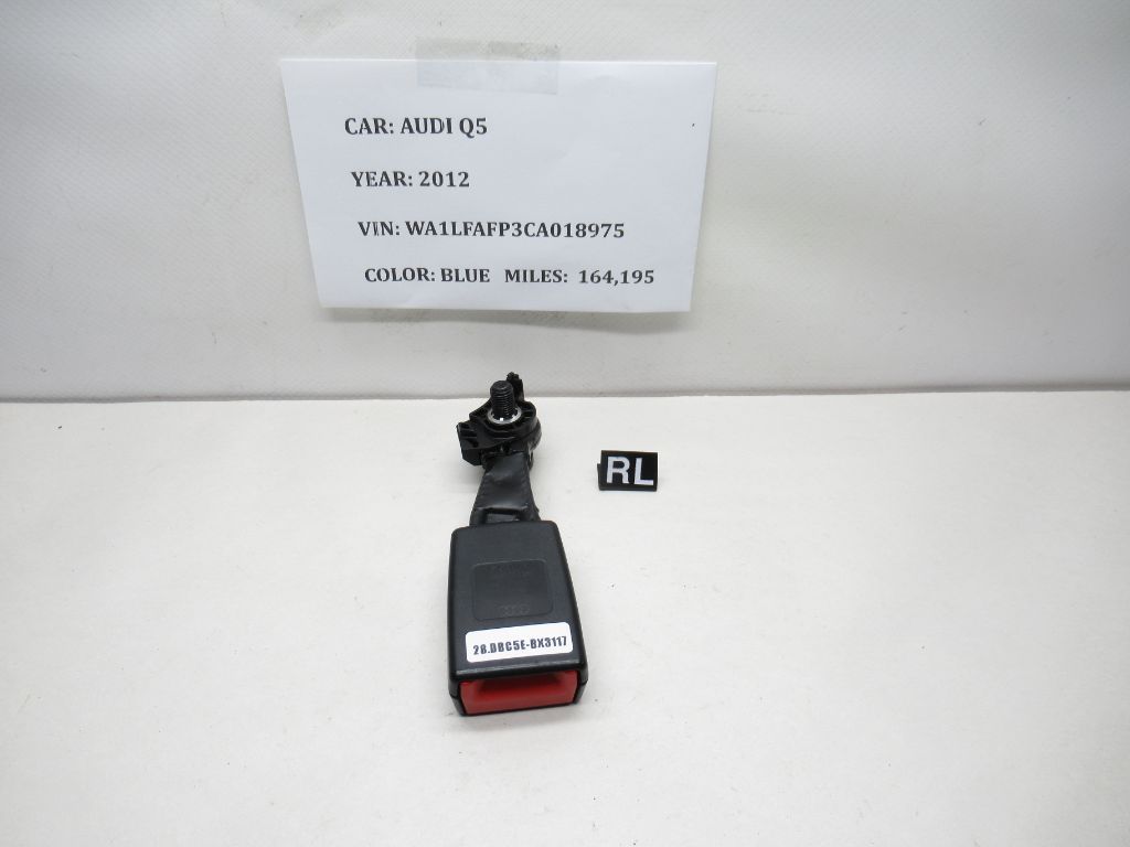 2009-2017 Audi Q5 Rear Left Seat Belt Buckle 8R0857753F OEM