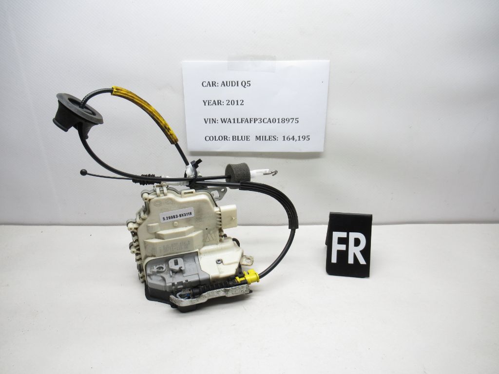 2010-2015 AUDI Q5 Front Right DOOR Latch Lock  Actuator 8J1837016D OEM