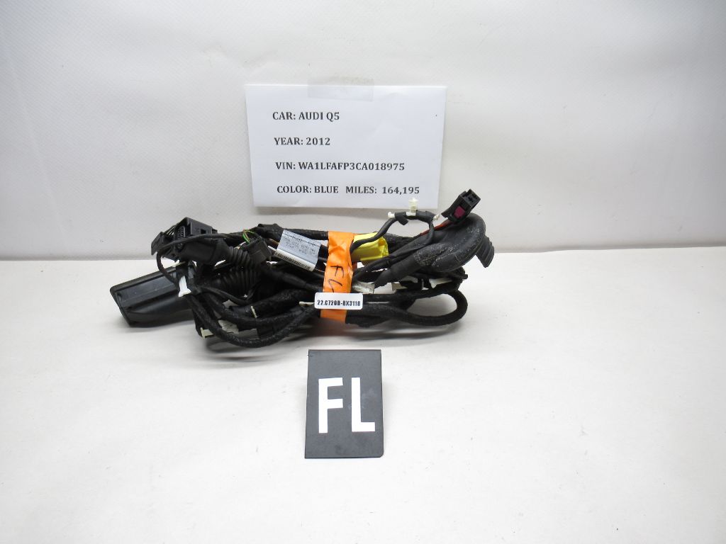 2009-2012 AUDI Q5 Front LEFT DOOR Wiring Harness 8R0971029AH OEM