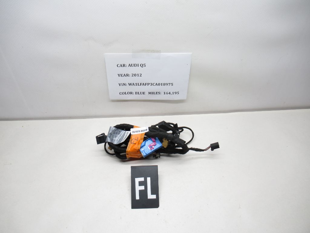 2010-2012 AUDI Q5 Front LEFT DOOR Panel Wiring Harness 8R0971035F OEM