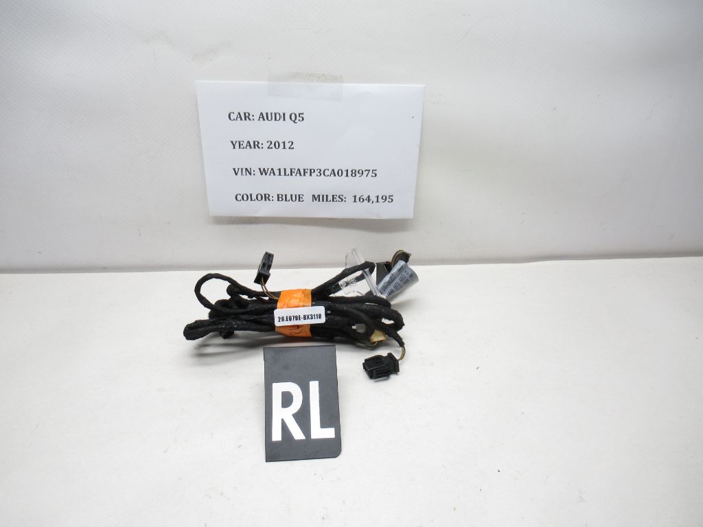 2009-2012 AUDI Q5 REAR Left DOOR Panel WIRE Wiring Harness 8R0971693D OEM