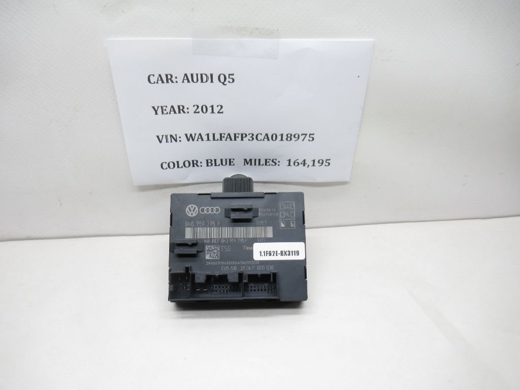 2009-2012 AUDI Q5 Rear Door Window Control Module 8K0959795F OEM