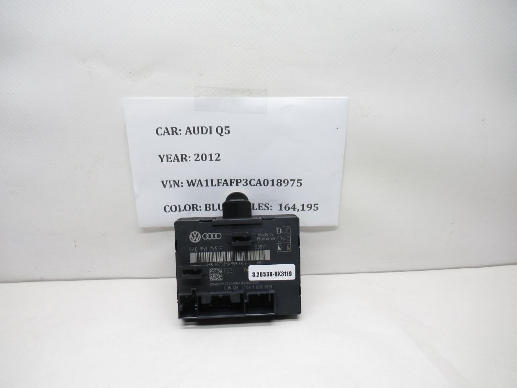 2009-2012 AUDI Q5 Rear Door Window Control Module 8K0959795F OEM