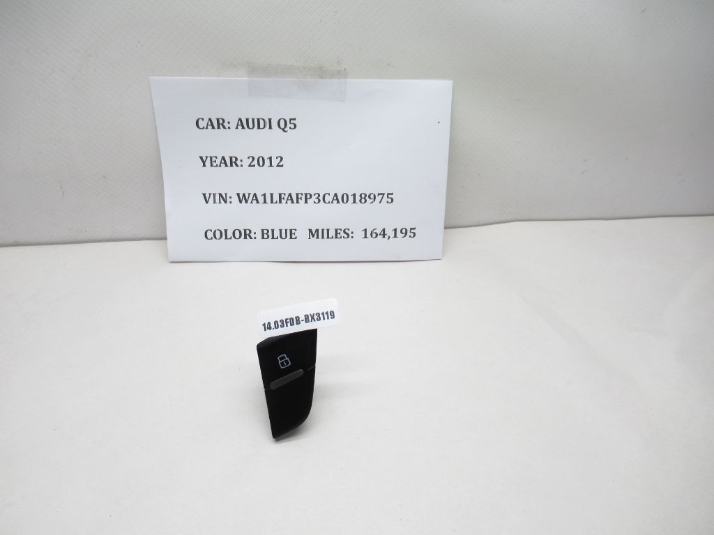 2009-2017 AUDI Q5 Rear Left Door Lock Switch Button 8R0962107A OEM