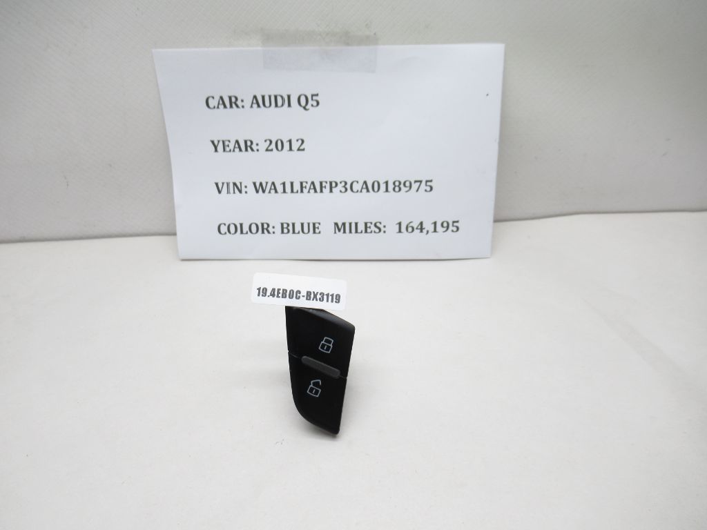 2009-2017 AUDI Q5 Front Right Door Lock Unlock Switch 8R2962108A OEM