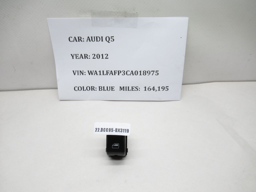 2009-2012 AUDI Q5 Rear Power Window Door Switch 8K0959855A OEM