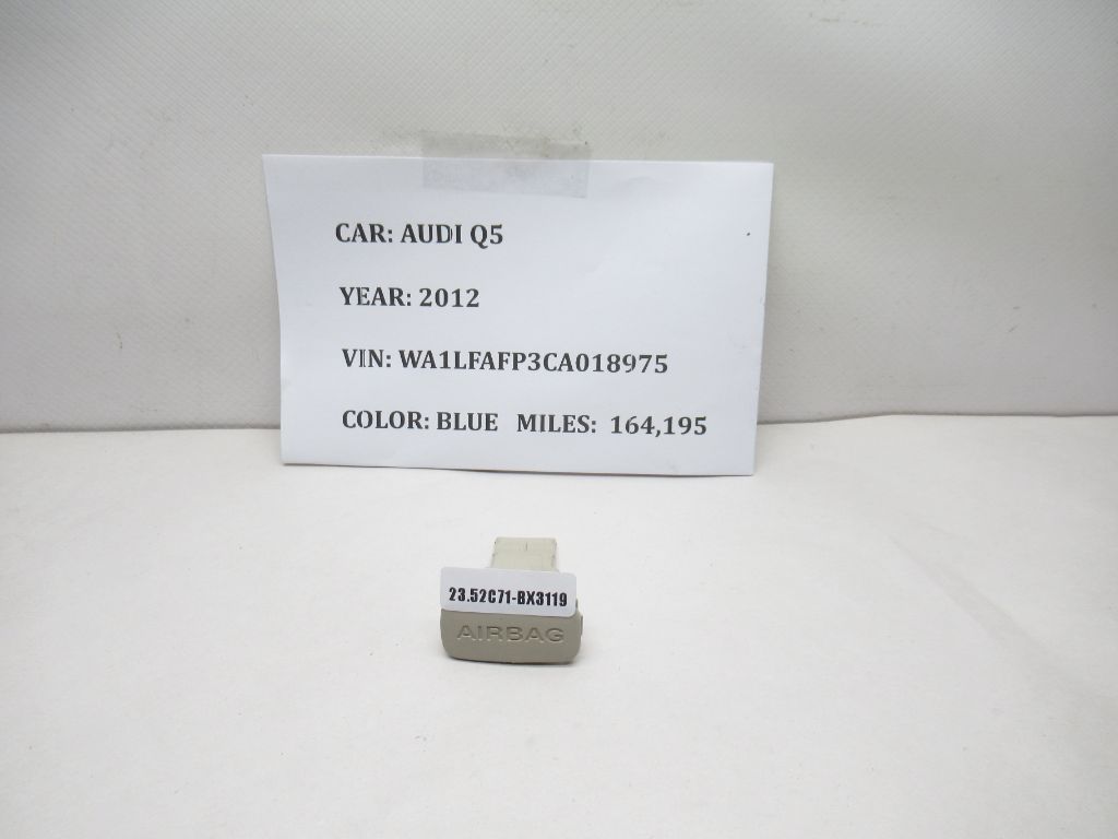 2009-2017 Audi Q5 Windshield A-Pillar Left Trim Panel Cap 8R0868172 OEM