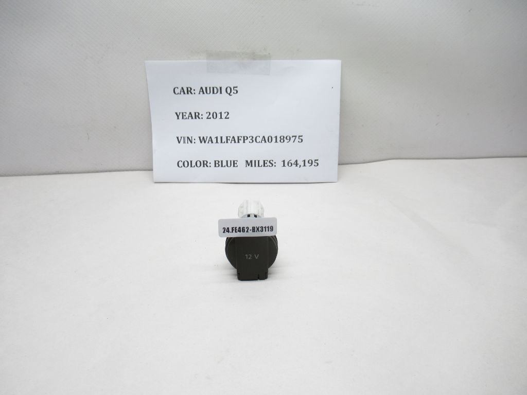 09-17 Audi Q5 12V Lighter Power Supply Port Outlet Assembly 8E0919309 OEM