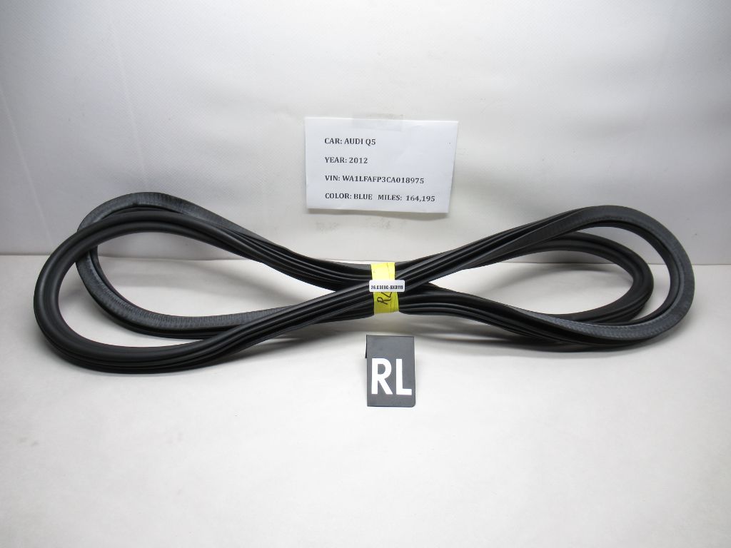 2009-2017 AUDI Q5 Rear Left Door Body Weatherstrip Seal 8R0833721D OEM