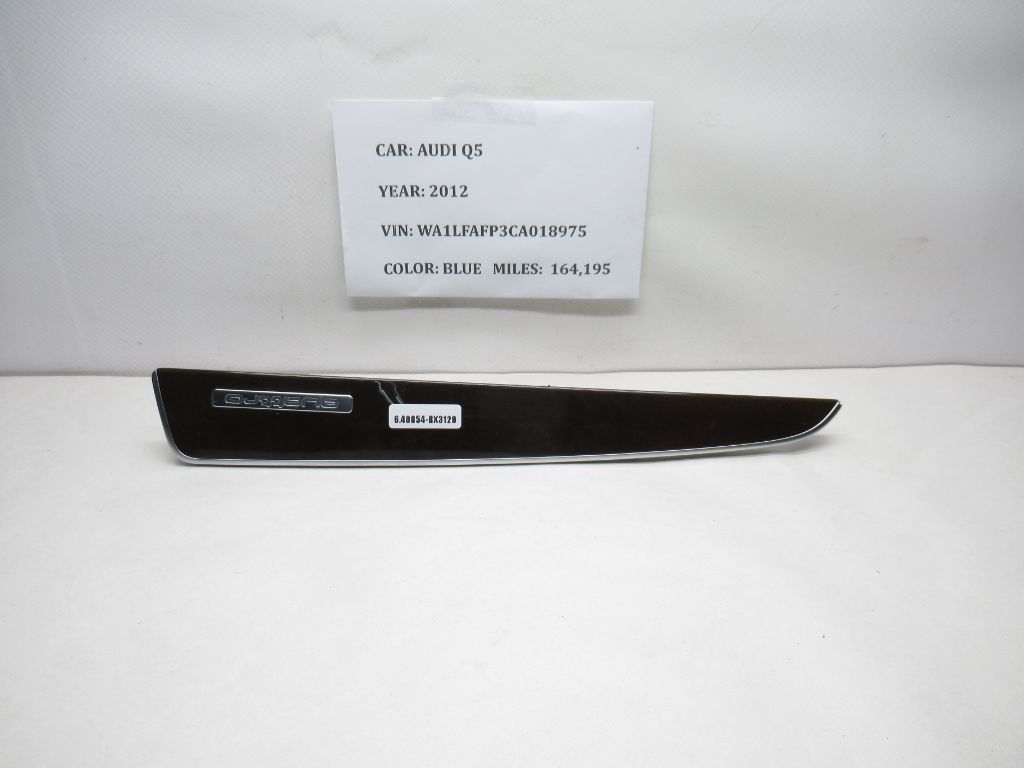 2009-2012 AUDI Q5 Right Dashboard Dash TRIM 8R1853190B OEM