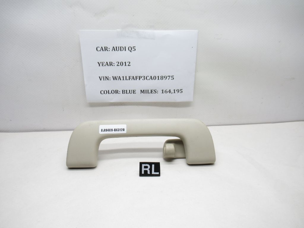 2009-2015 Audi Q5 Rear Left Roof Grab Handle 8R0857607J OEM