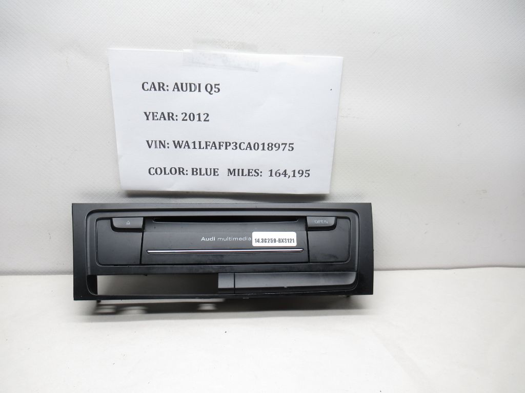 2009-2012 Audi Q5 Am Fm Cd Player Radio Receiver 1859137 OEM
