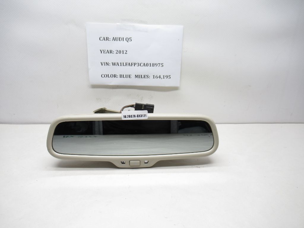 2009-2012 Audi Q5 Auto Dim Rear View Mirror 8R0857511 OEM
