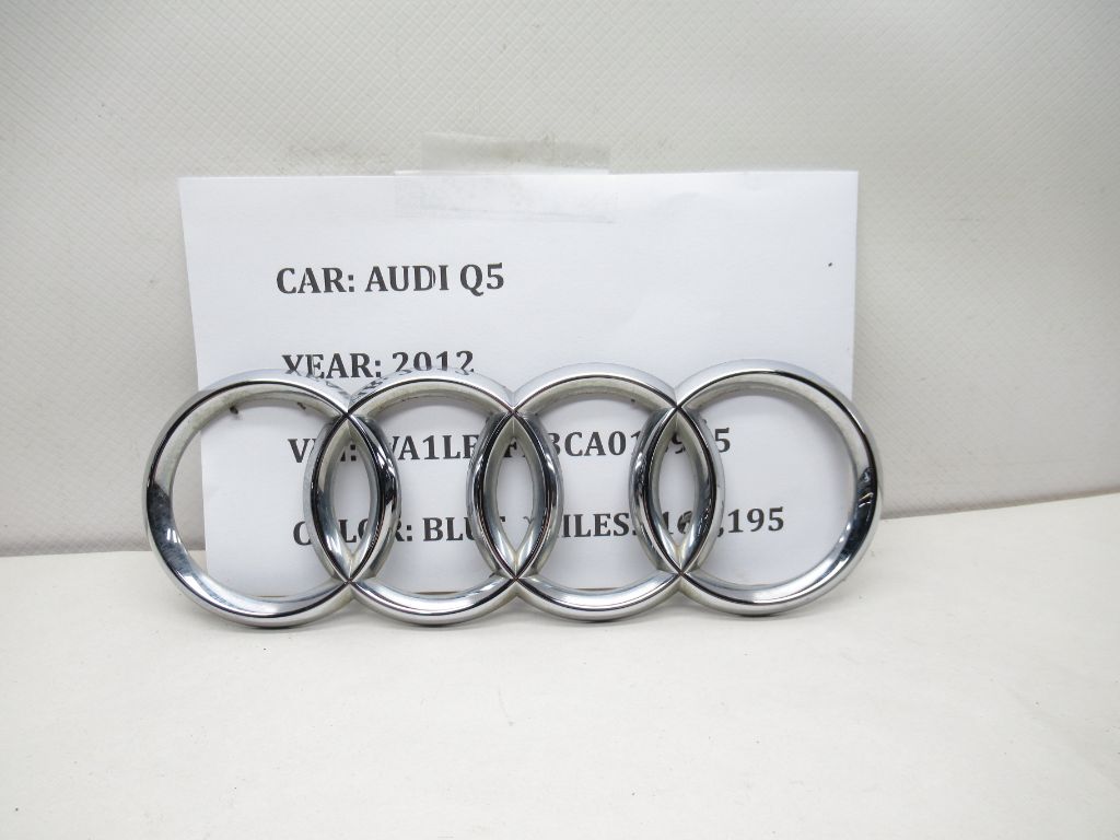 2009-2015 Audi Q5 Emblem Logo Symbol Badge Chrome OEM