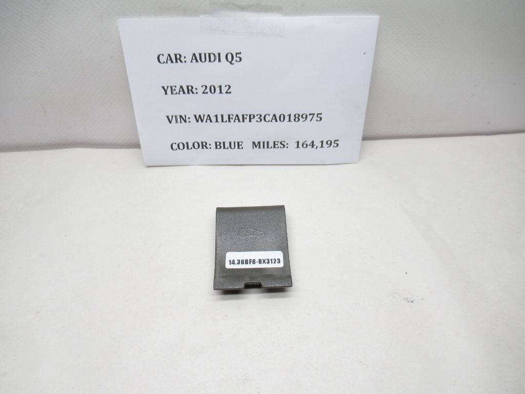 2009-2017 AUDI Q5 Trunk Hatch Emergency Release Cover CAP 8R0867747 OEM