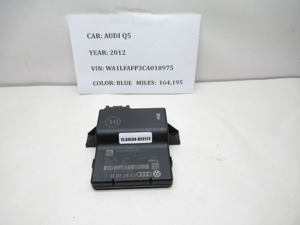 2010-2012 Audi Q5 Gateway Unit Control Module 8T0907468AD OEM