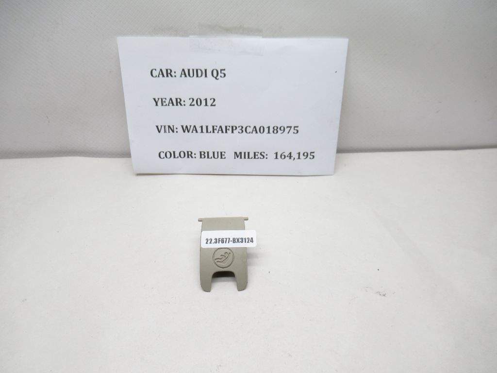 2009-2017 AUDI Q5 Child Resistant Safety HOOK Cover CAP 8R0887187 OEM