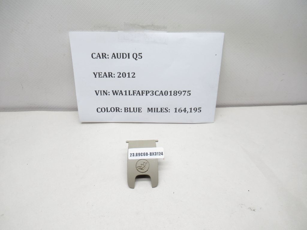 2009-2017 AUDI Q5 Child Resistant Safety HOOK Cover CAP 8R0887187 OEM