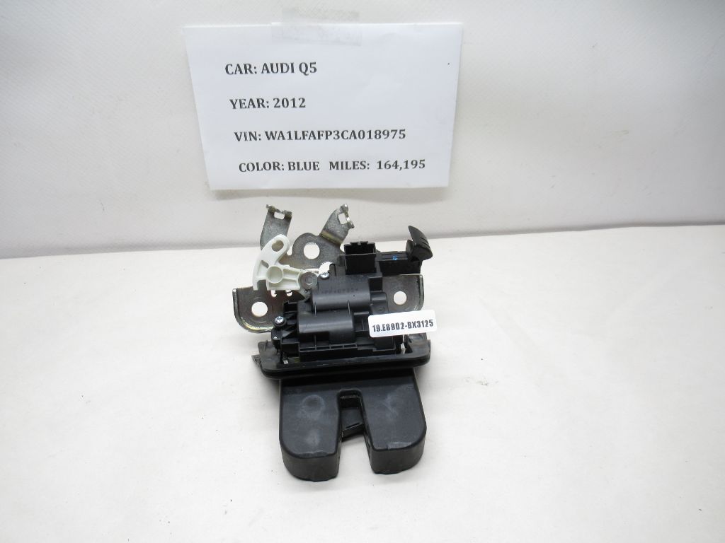 2012-2017 AUDI Q5 Trunk Lid Lock Latch Actuator 8R0827505 OEM