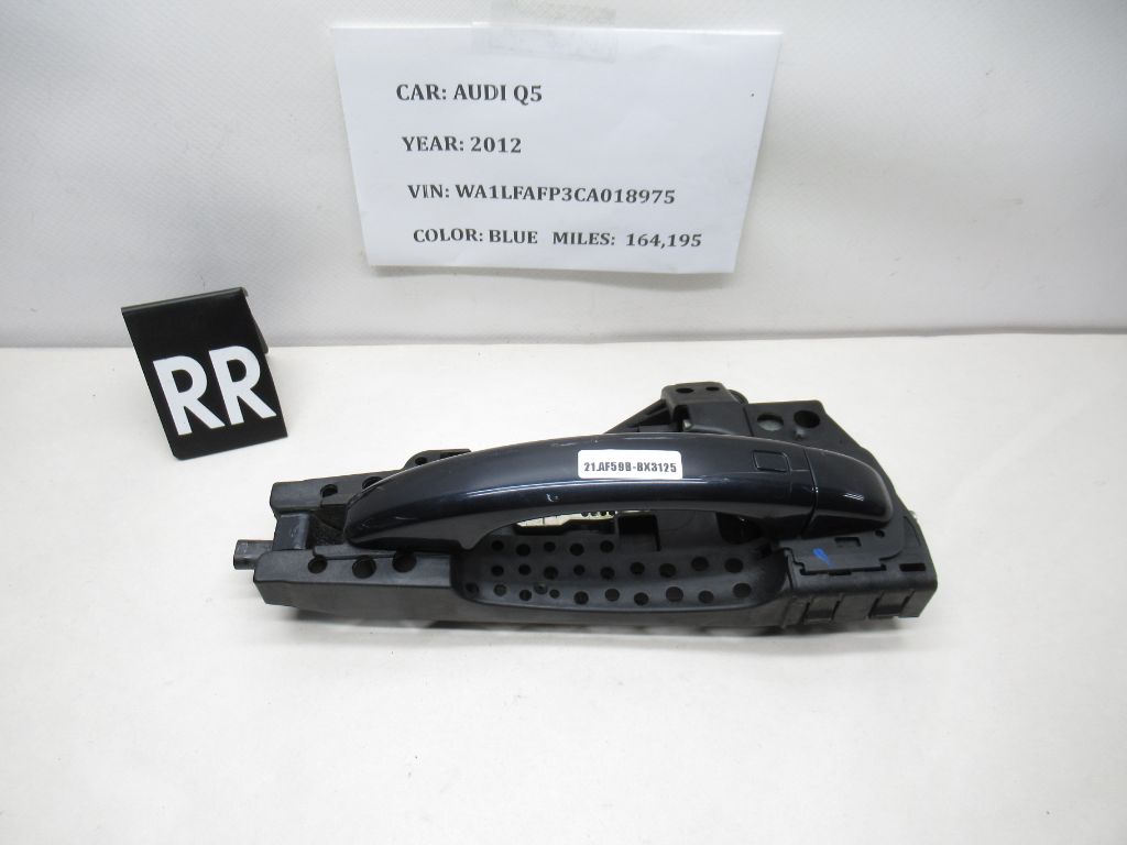 2009-2017 AUDI Q5 Right Rear Exterior DOOR Handle w / Bracket 8T0837886 OEM