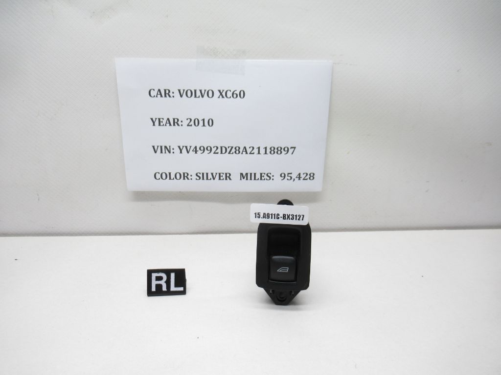 2010-2013 Volvo XC60 Rear Left Window Switch 31272013 OEM