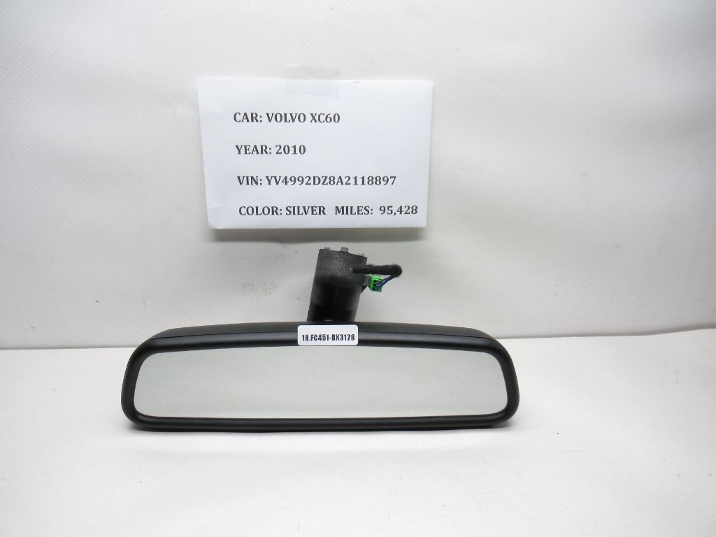 2010 - 2017 Volvo XC60 Rearview Mirror Auto Dim 30762855 OEM
