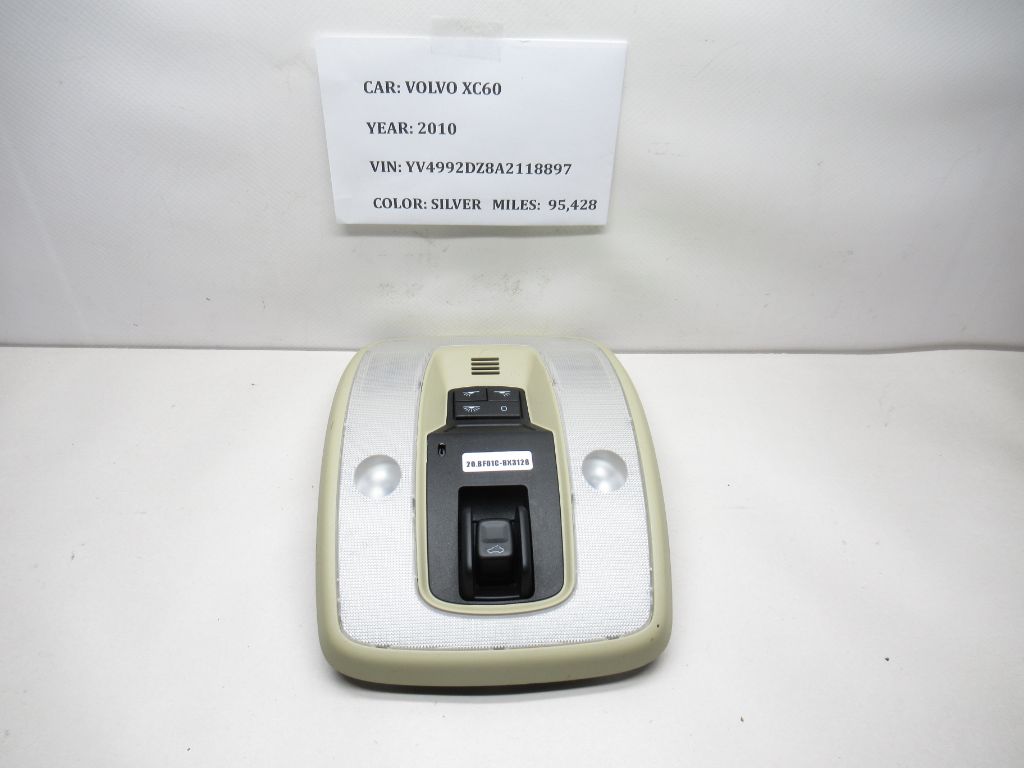 10-13 Volvo XC60 Overhead Dome Light/Lamp Sunroof Control Switch 39806289 OEM