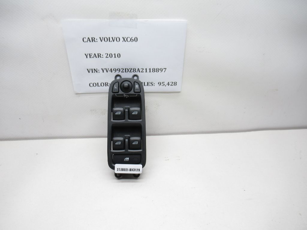 2013-2013 Volvo XC60 Driver Left Door Master Power Window Switch 31272009 OEM