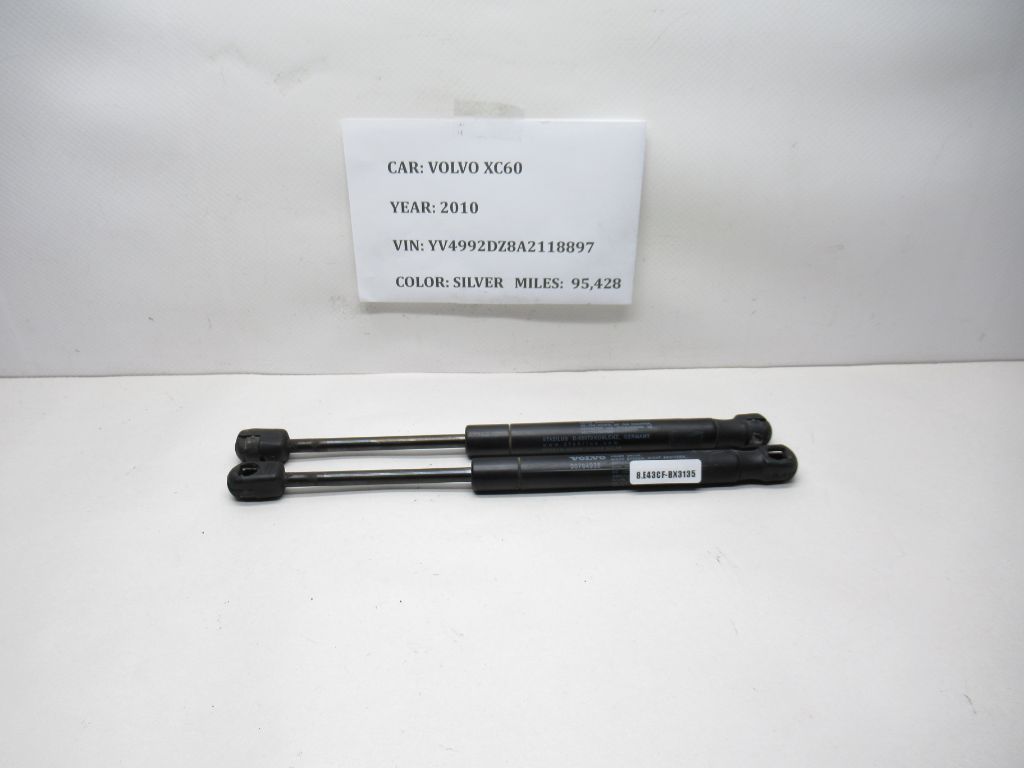 2010-2013 Volvo XC60 Hood Lift Shock Strut Support Pair 30784935 OEM