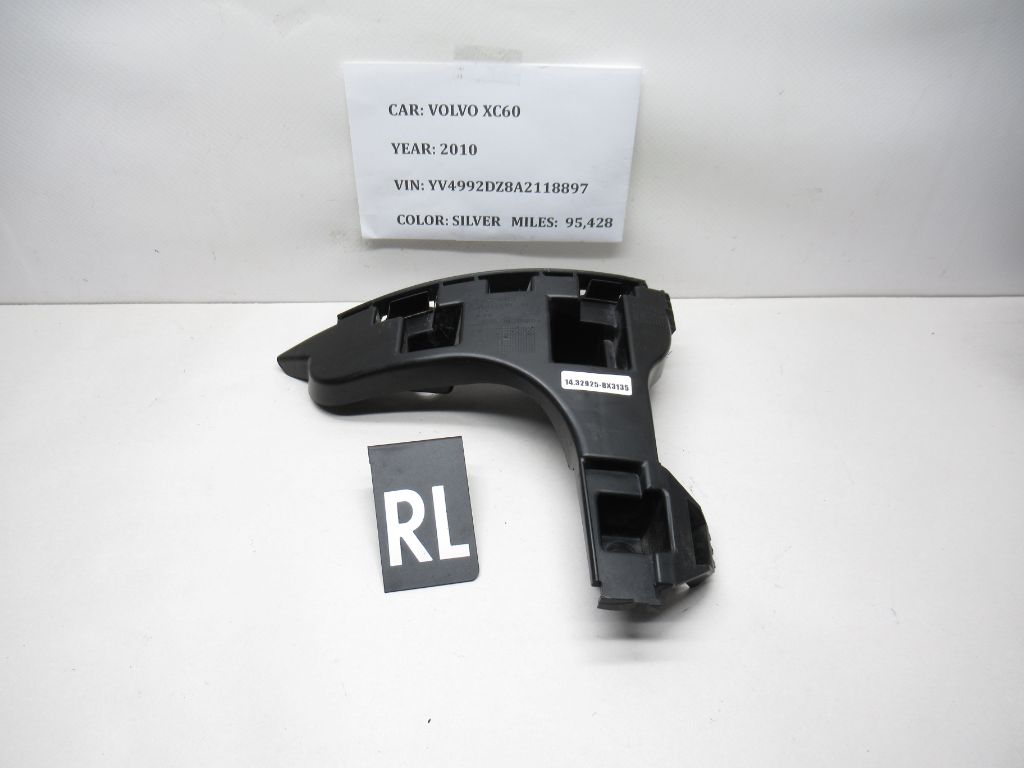 10-13 VOLVO XC60 Rear Left Bumper Inner Bracket Mount Support 30763439 OEM
