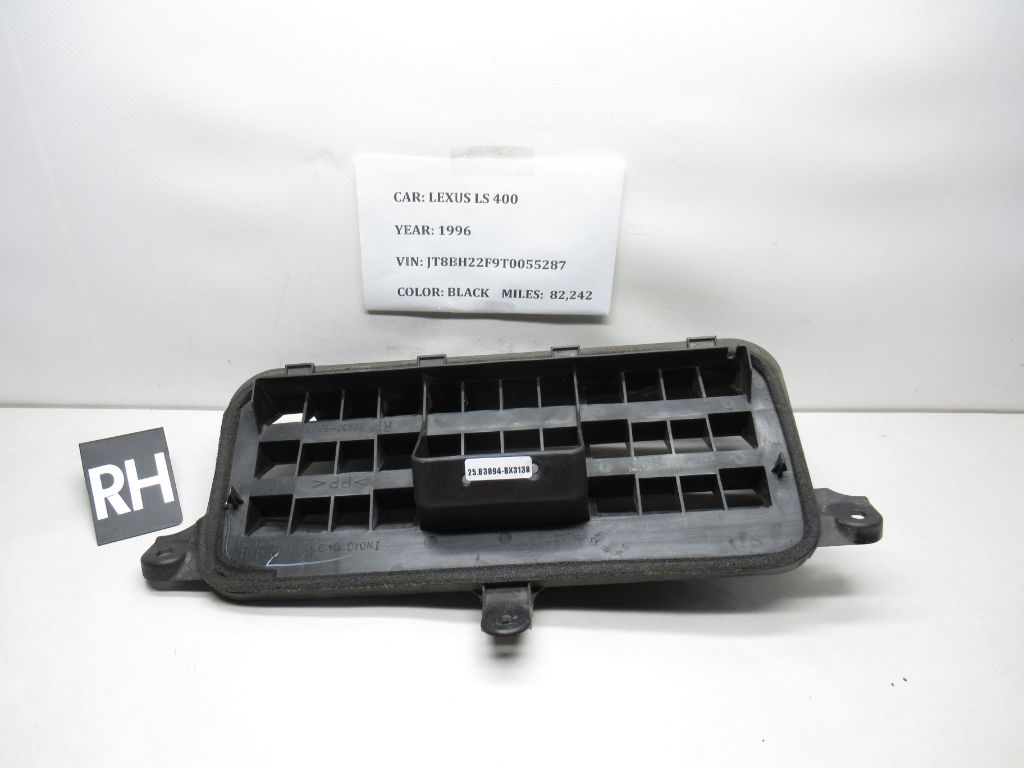 96-00 Lexus LS400 Rear Right Side Quarter Trunk Vent Duct 62930-50030 OEM