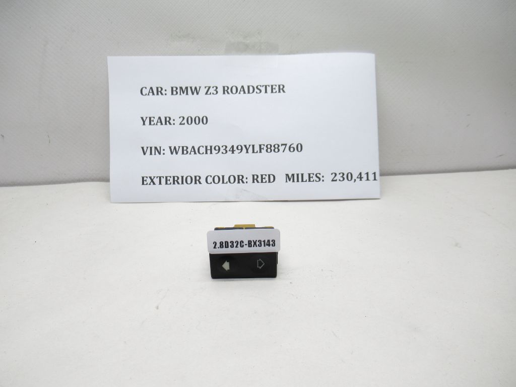 1996-2002 BMW Z3 Window Switch 8368941 OEM