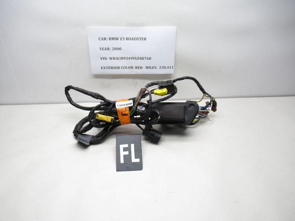 96-02 BMW Z3 Roadster Left Door Wire Harness Wiring 8389657 OEM