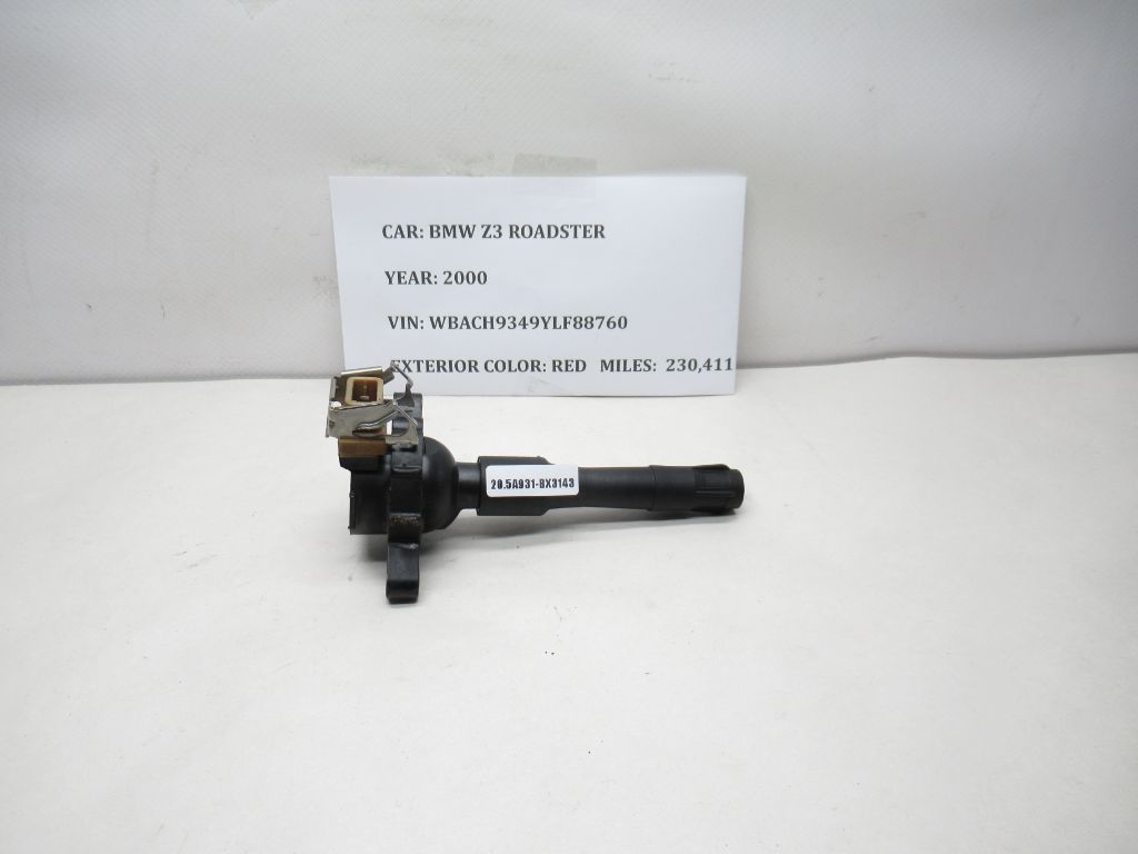 2000 BMW Z3 Single Ignition Coil 1748017 OEM