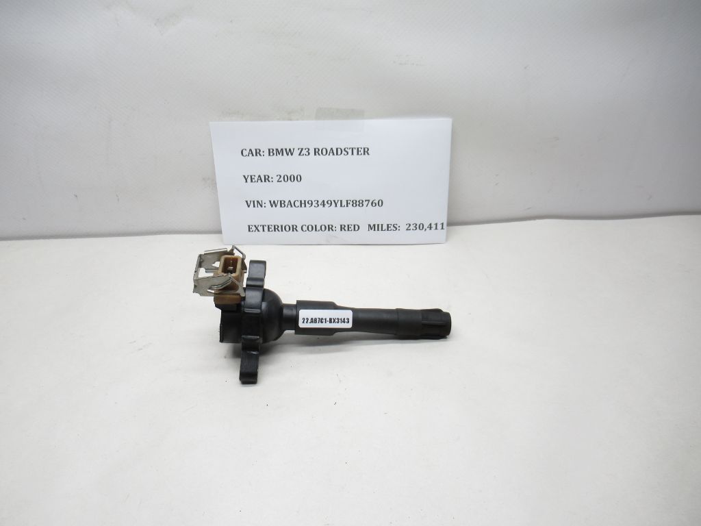 2000 BMW Z3 Single Ignition Coil 1748017 OEM