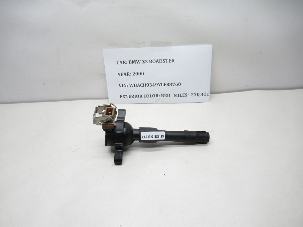 2000 BMW Z3 Single Ignition Coil 1748017 OEM