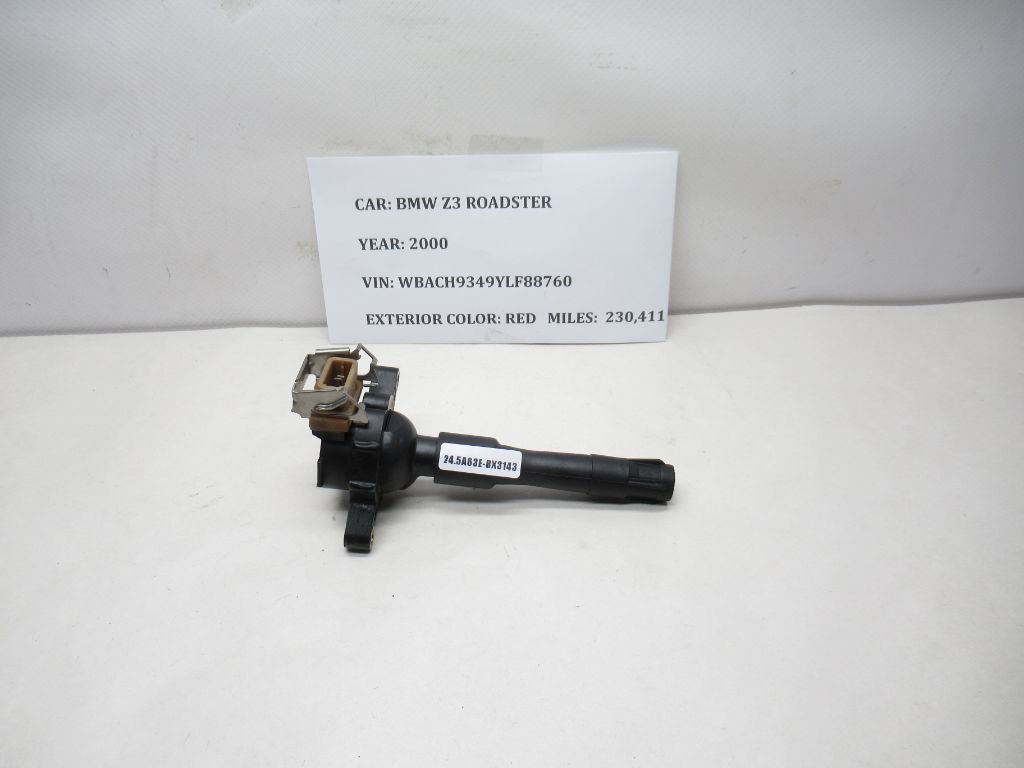 2000 BMW Z3 Single Ignition Coil 1748017 OEM
