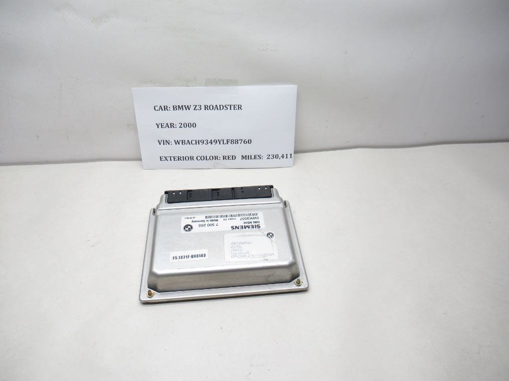 2000 BMW Z3 Engine Computer Module ECM 7505530 OEM